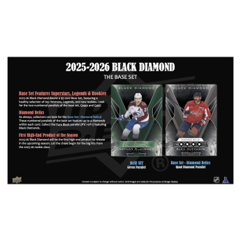 NHL cutii Cărți de hochei NHL 2025-26 Upper Deck Black Diamond Hockey Hobby Box