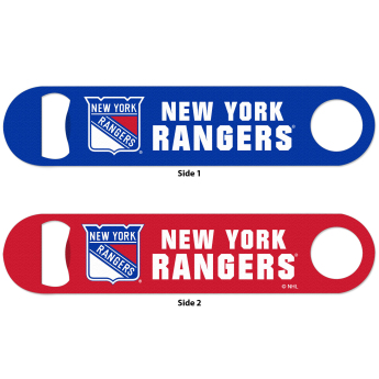 New York Rangers deschizător Metal 2 Sided