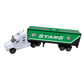 Dallas Stars camion 18-Wheeler Big Rig Truck White