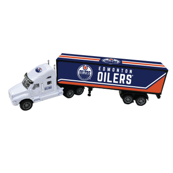 Edmonton Oilers camion 18-Wheeler Big Rig Truck White