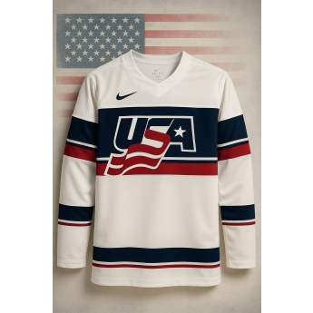 Echipa națională de hochei tricou de hochei USA NIKE IIHF World Championships replica