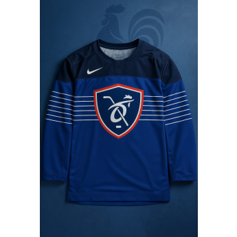 Echipa națională de hochei tricou de hochei France NIKE IIHF World Championships replica