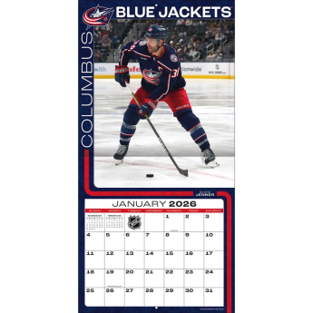 Columbus Blue Jackets calendar 2026 Wall