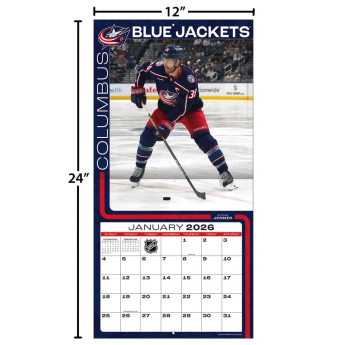 Columbus Blue Jackets calendar 2026 Wall