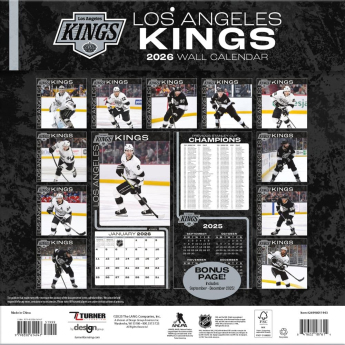 Los Angeles Kings calendar 2026 Wall