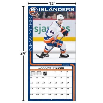 New York Islanders calendar 2026 Wall
