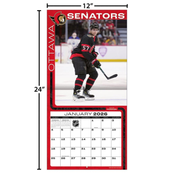 Ottawa Senators calendar 2026 Wall