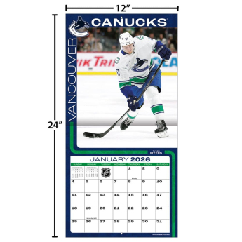 Vancouver Canucks calendar 2026 Wall