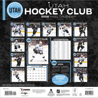 Utah Hockey Club calendar 2026 Wall