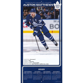 Toronto Maple Leafs calendar 2026 Wall Auston Matthews #34