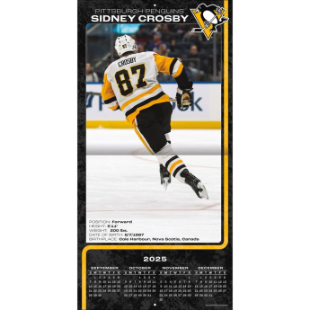 Pittsburgh Penguins calendar #87 Sidney Crosby 2026 Wall