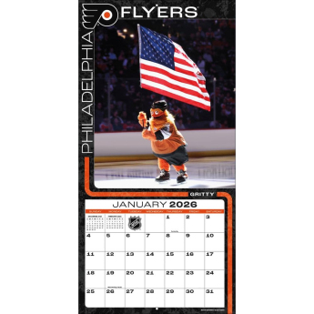 NHL produse calendar Mascots 2026 Wall