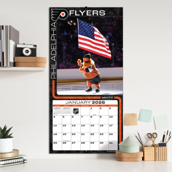 NHL produse calendar Mascots 2026 Wall