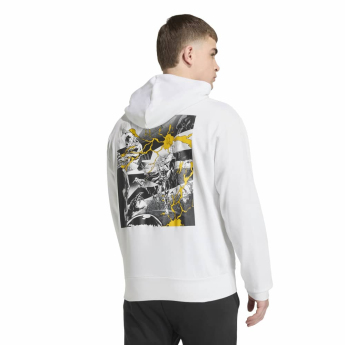 Real Madrid hanorac de bărbați cu glugă Avengers white