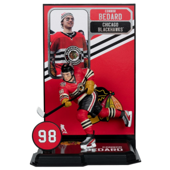 Chicago Blackhawks figurină Connor Bedard #98 SportsPicks Winter Classic