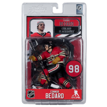 Chicago Blackhawks figurină Connor Bedard #98 SportsPicks Winter Classic