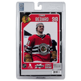 Chicago Blackhawks figurină Connor Bedard #98 SportsPicks Winter Classic