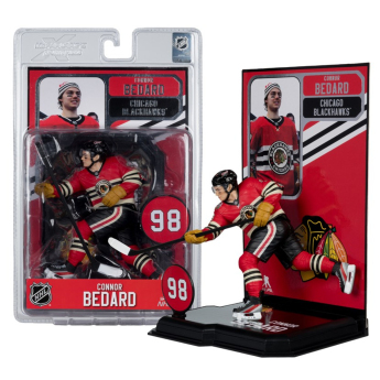 Chicago Blackhawks figurină Connor Bedard #98 SportsPicks Winter Classic