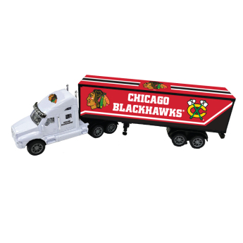 Chicago Blackhawks camion 18-Wheeler Big Rig Truck White