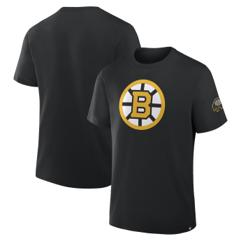 Boston Bruins tricou de bărbați Hat Trick black