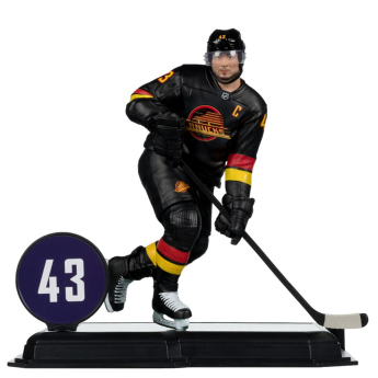 Vancouver Canucks figurină Quinn Hughes #43 SportsPicks Black Jersey