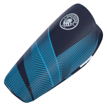 Manchester City apăratori de fotbal pentru copii Fuse Shin Pads Youths 10 to 12 years