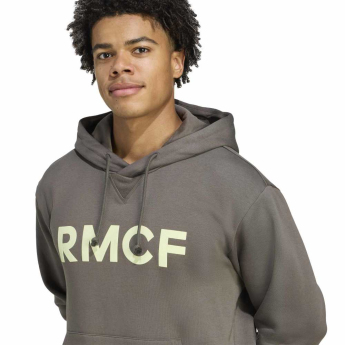 Real Madrid hanorac de bărbați cu glugă Seasonal utigrey