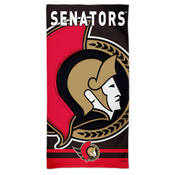Ottawa Senators prosop Spectra Beach Towel