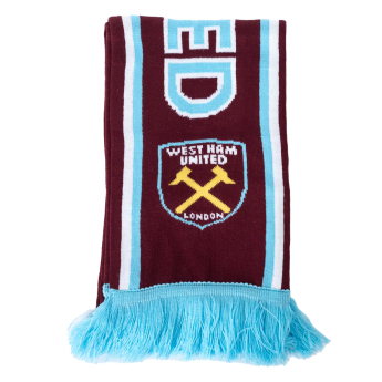 West Ham United eșarfă de iarnă Crest