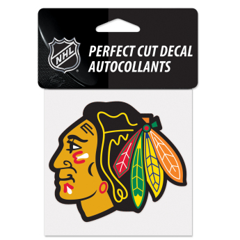 Chicago Blackhawks abțibild Perfect Cut Color Decal