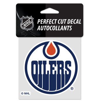 Edmonton Oilers abțibild Perfect Cut Color Decal