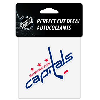 Washington Capitals abțibild Perfect Cut Color Decal
