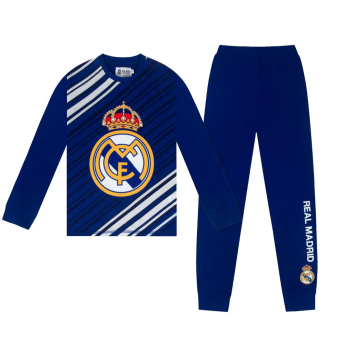Real Madrid pijamale de copii long blue