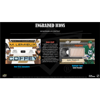 NHL cutii Cărți de hochei NHL 2024-25 Upper Deck Engrained Icons Vol. 1 Hockey Hobby Box