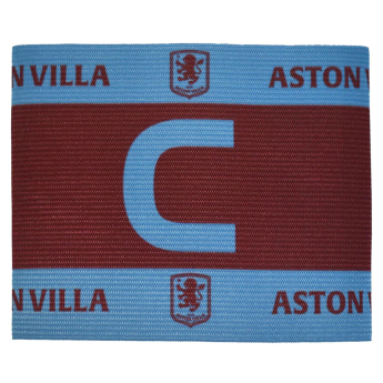 Aston Villa banderolă de căpitan crest in team colours