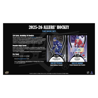 NHL cutii Cărți de hochei NHL 2025-26 Upper Deck Allure Hobby Box