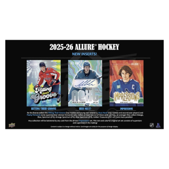 NHL cutii Cărți de hochei NHL 2025-26 Upper Deck Allure Hobby Box