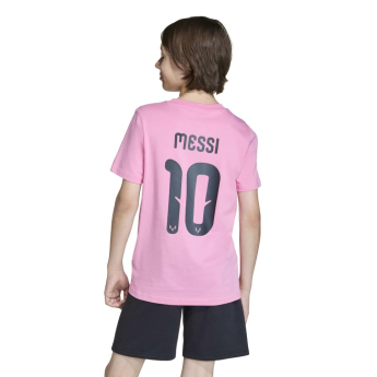 Lionel Messi tricou de copii MESSI Graphic pink