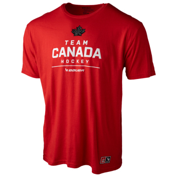 Echipa națională de hochei tricou de bărbați CANADA Bauer Olympic red
