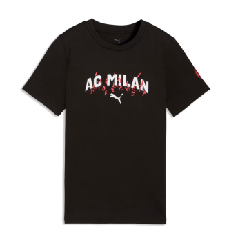 AC Milan tricou de copii Culture black