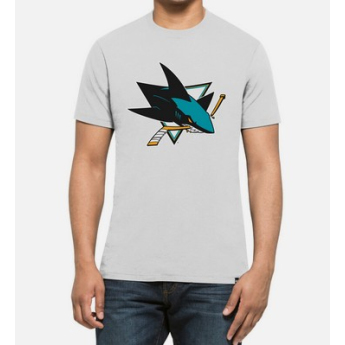 San Jose Sharks tricou de bărbați 47 splitter white