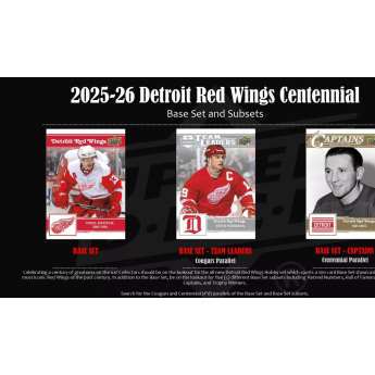 NHL cutii Cărți de hochei NHL Detroit Red Wings NHL Centennial Hobby Box