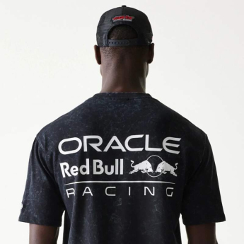 Red Bull Racing tricou de bărbați NE Linear black F1 Team 2026
