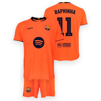FC Barcelona set de copii replica 25/26 Third Raphinha