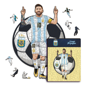 Echipa națională de fotbal puzzle din lemn ARGENTINA Messi NEW 270 pcs