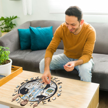 Echipa națională de fotbal puzzle din lemn ARGENTINA Messi NEW 500 pcs