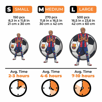 FC Barcelona puzzle din lemn Yamal NEW 270 pcs
