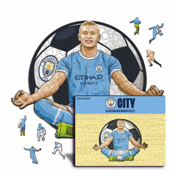 Manchester City puzzle din lemn Haaland NEW 150 pcs