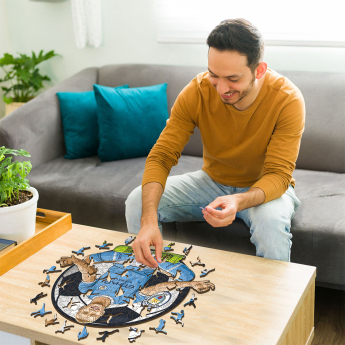 Manchester City puzzle din lemn Haaland NEW 150 pcs