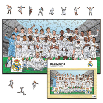 Real Madrid puzzle din lemn 25/26 Team 150 pcs